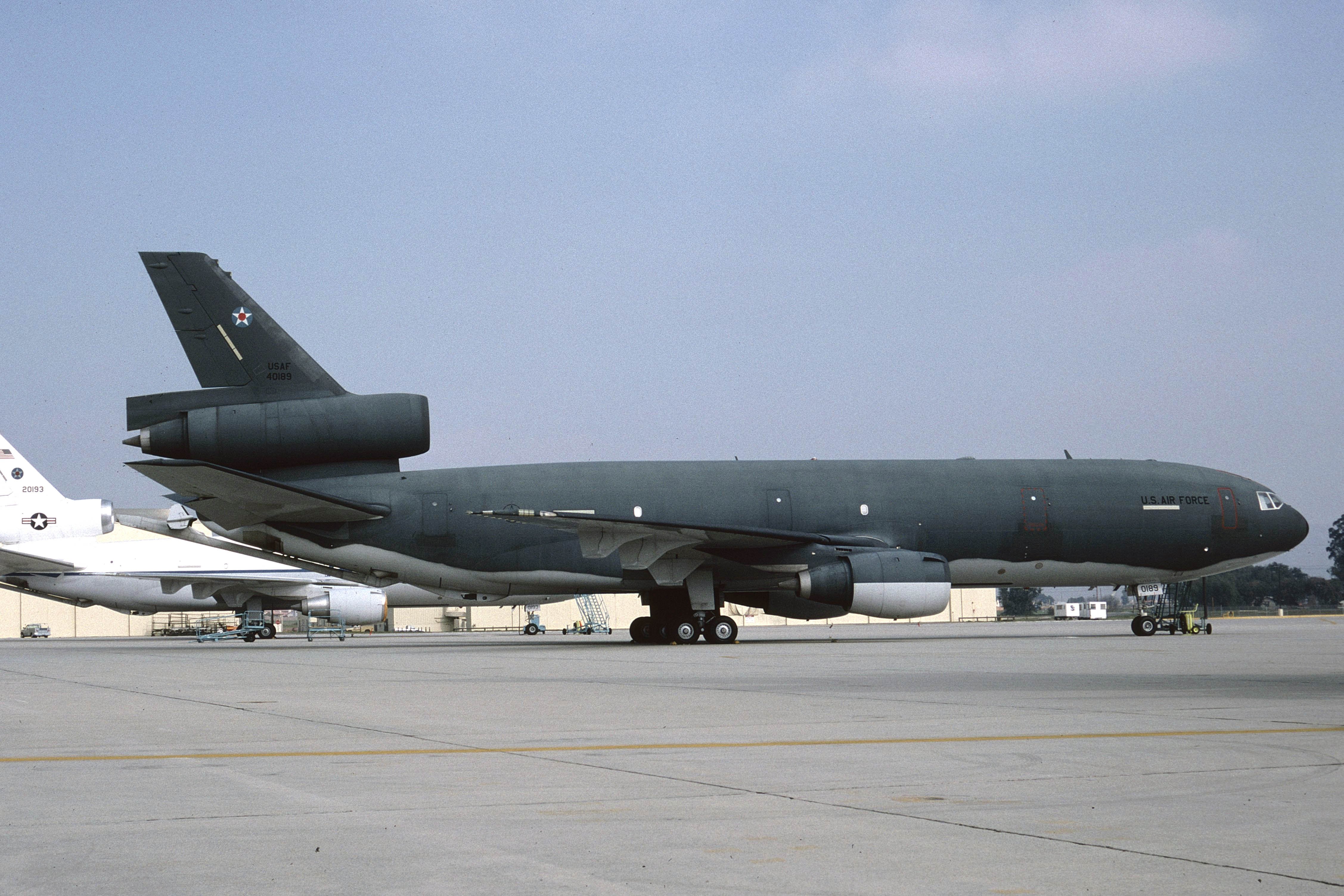 Vintage 1980s McDonnell Douglas KC-10 Extender USAF Air Force