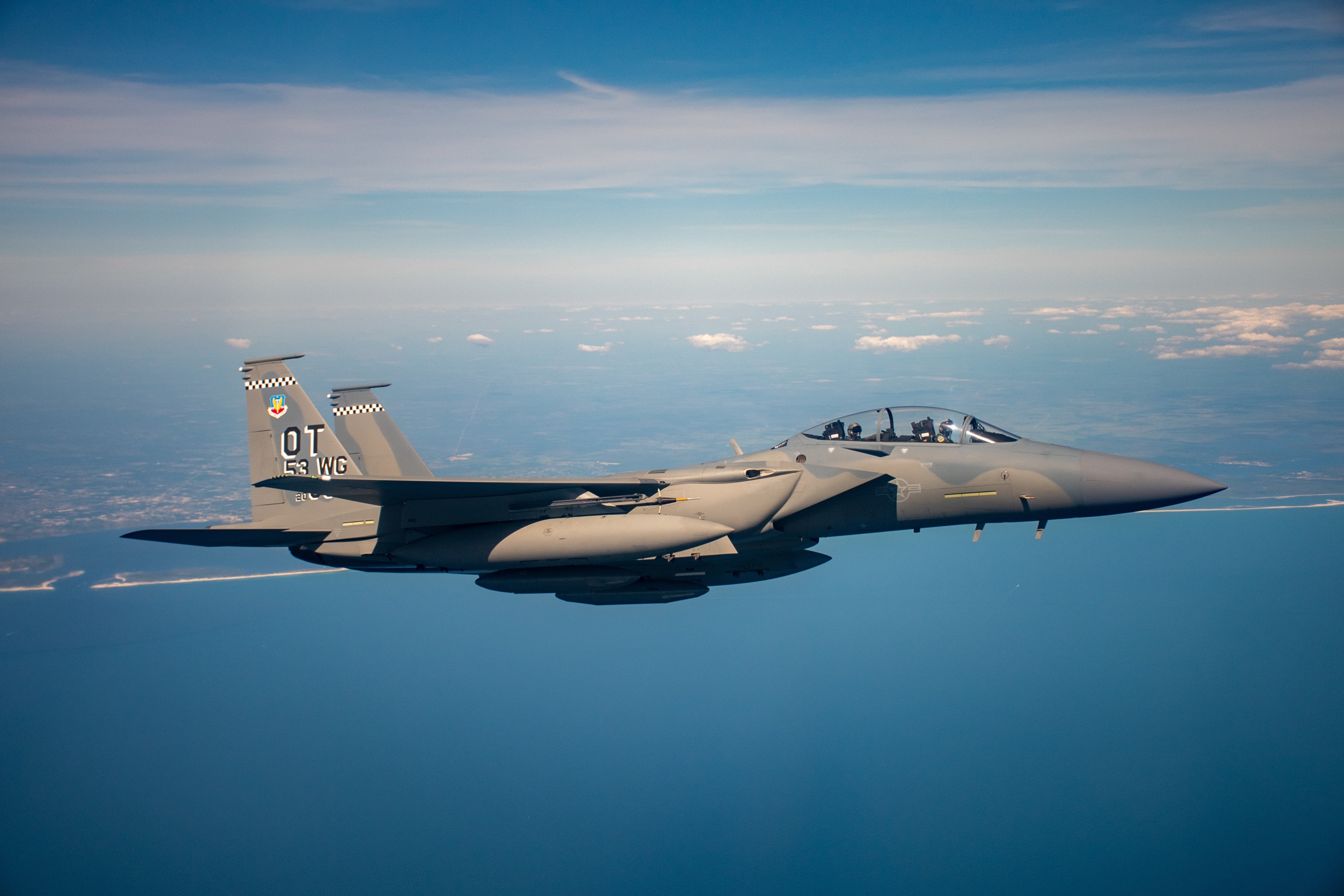 F-15EX in flight [USAF/1st Lt Savanah Bray]