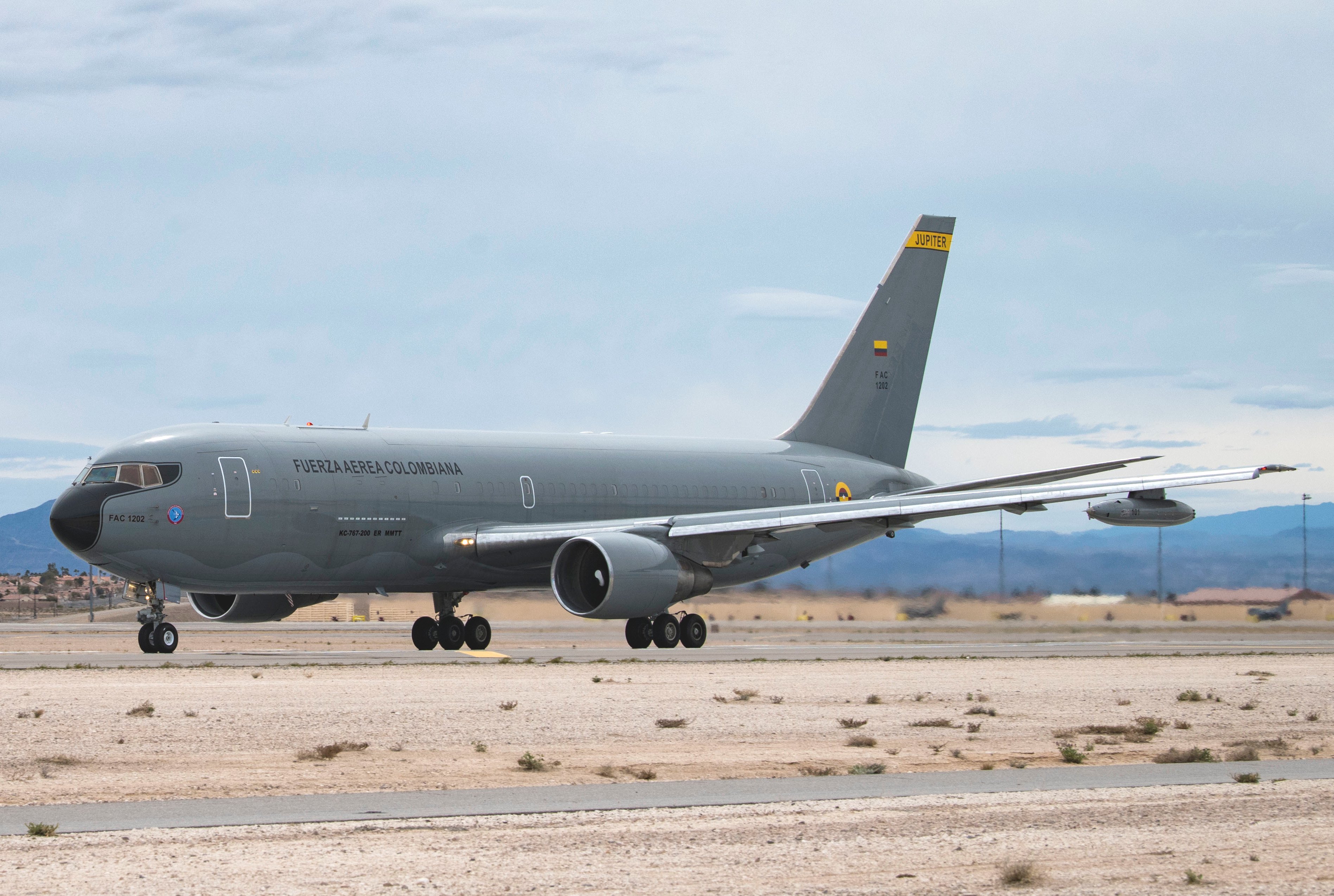 Colombian AF KC-767 Red Flag March 2019 [USAF/Airman 1st Class Bailee A Darbasie]