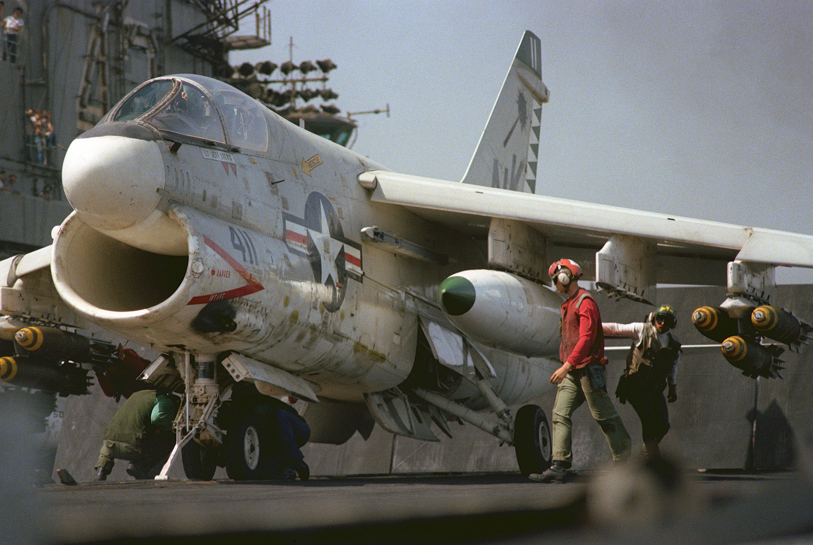 A 7e Corsair Ii In Action