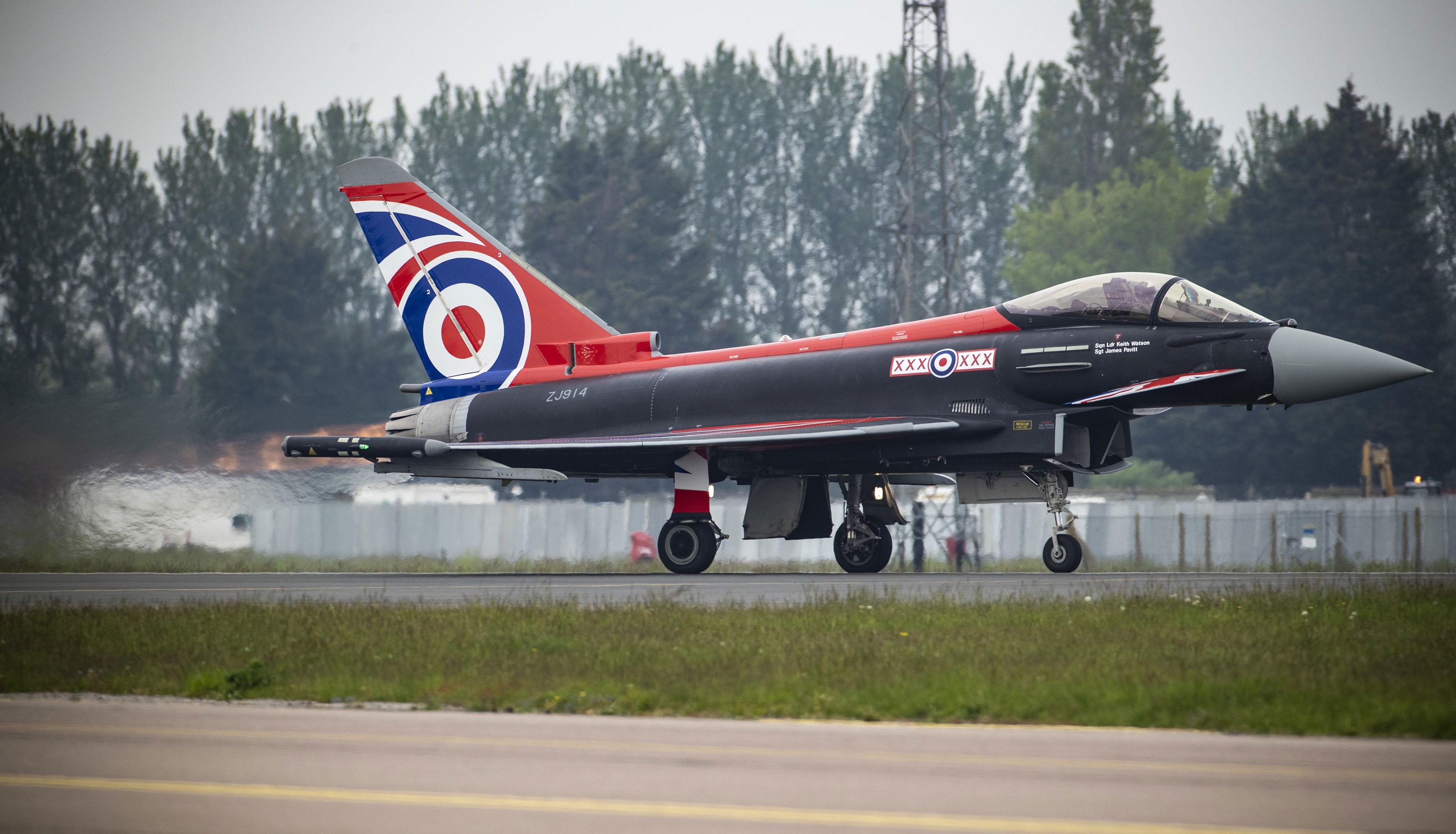 Eurofighter Typhoon FGR4 Union Jack Paint Scheme [MOD Crown Copyright/Sgt Paul Oldfield]