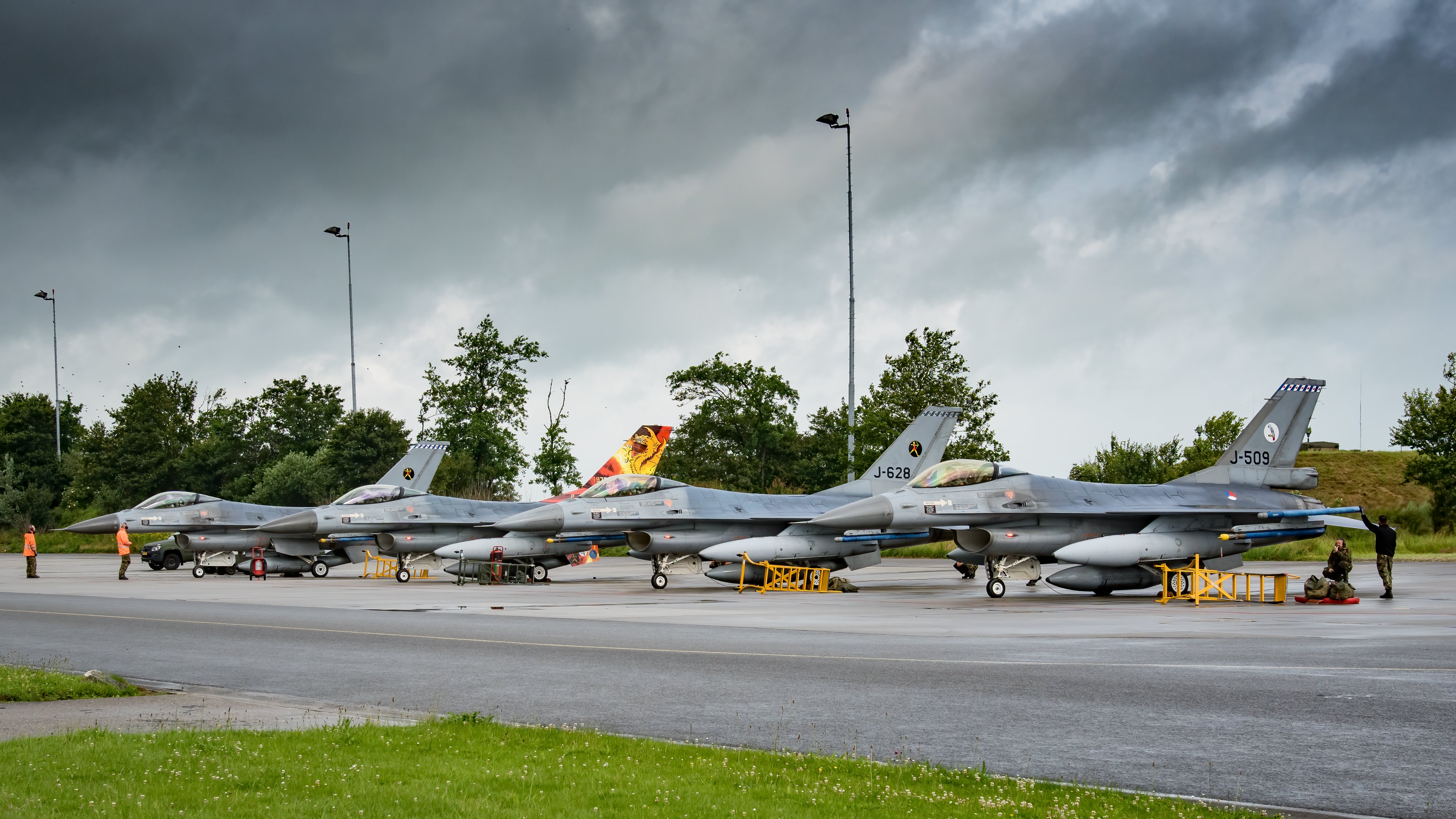 322 Sqn RNLAF F-16s at Leeuwarden on 05-07-21 [Danny Reijnen]