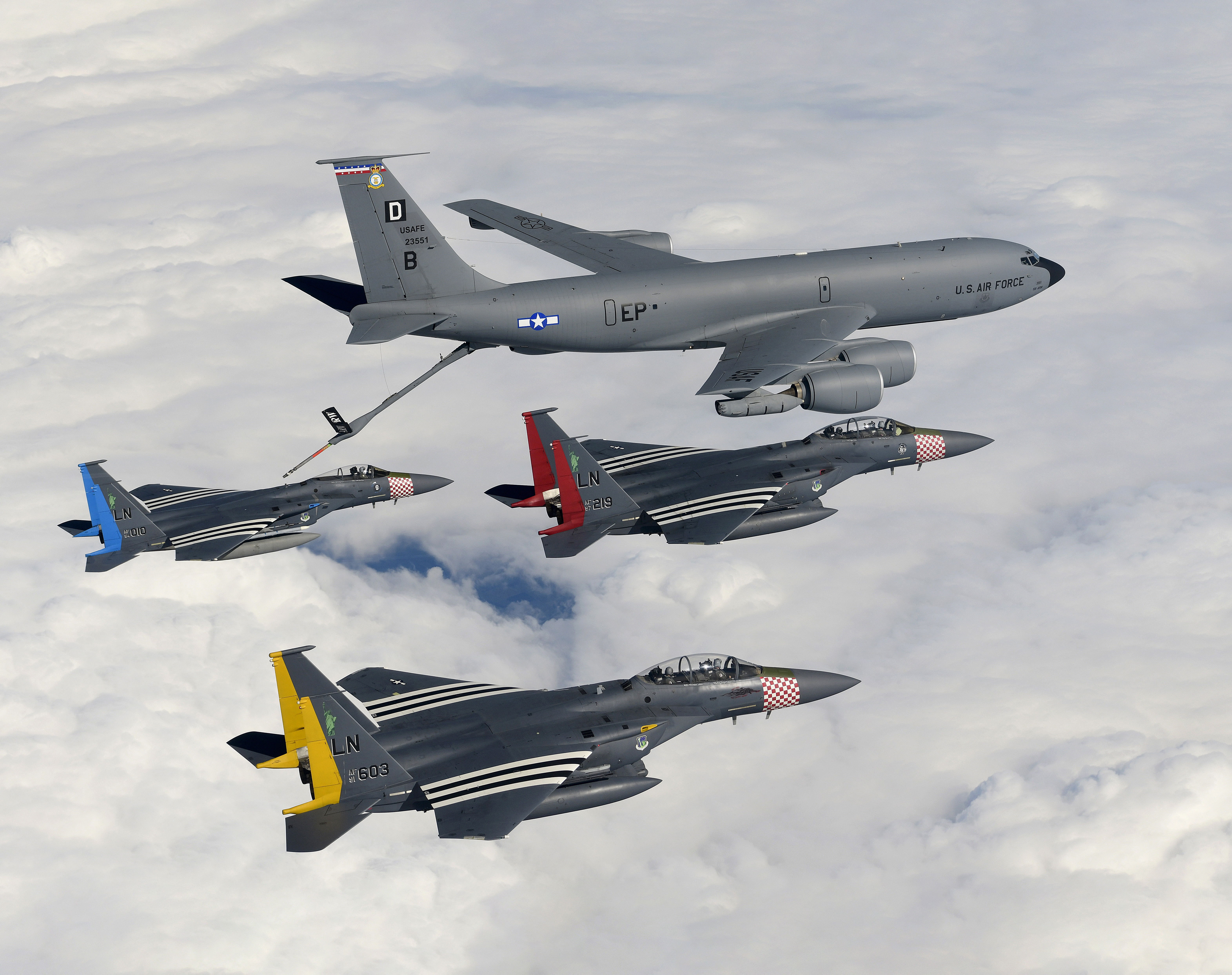 KC-135R, F-15Es and F-15C [USAF/Tech Sgt Matthew Plew]