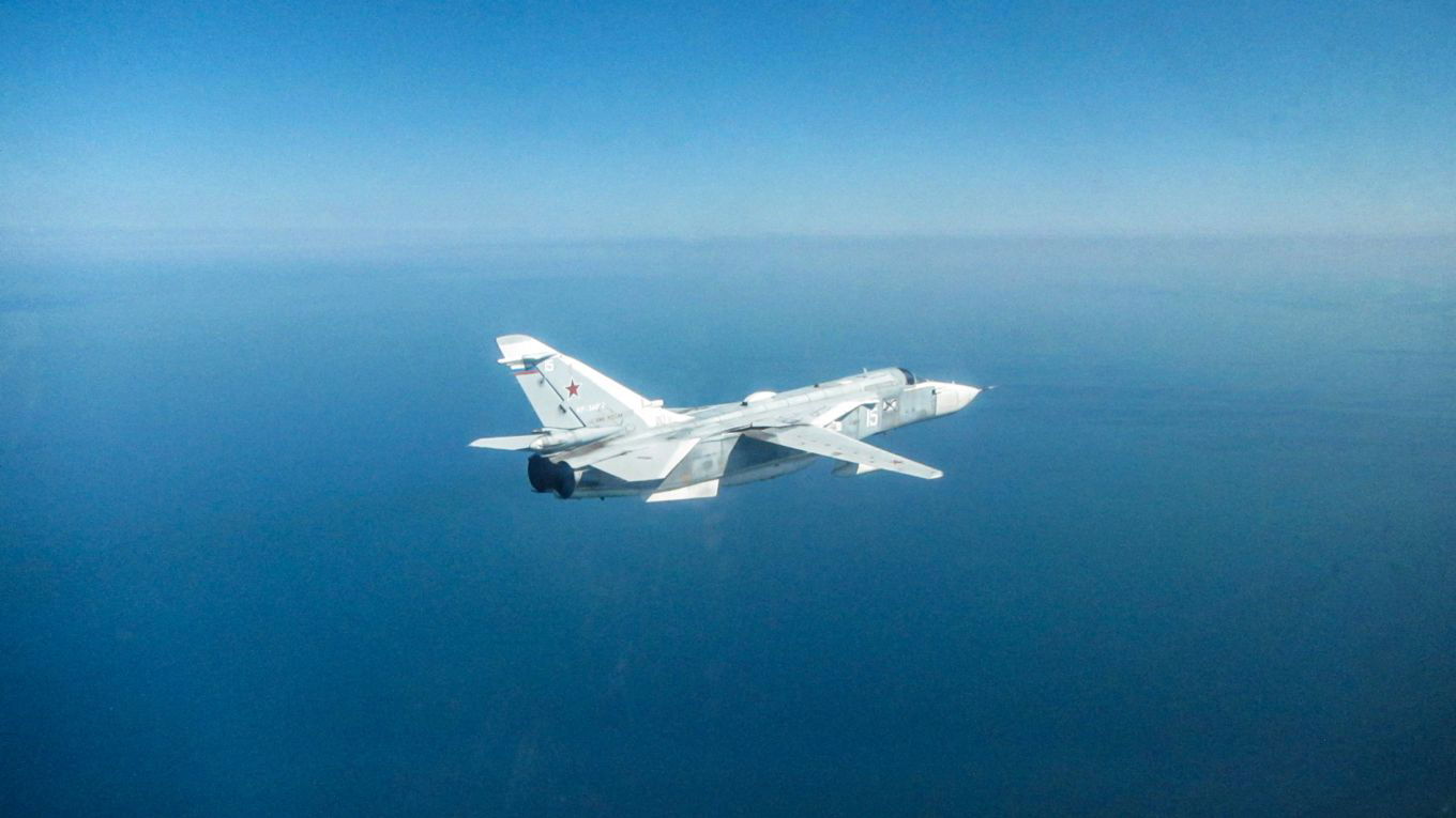 Russian Su-24 over Black Sea 17-08-21 [MOD Crown Copyright]