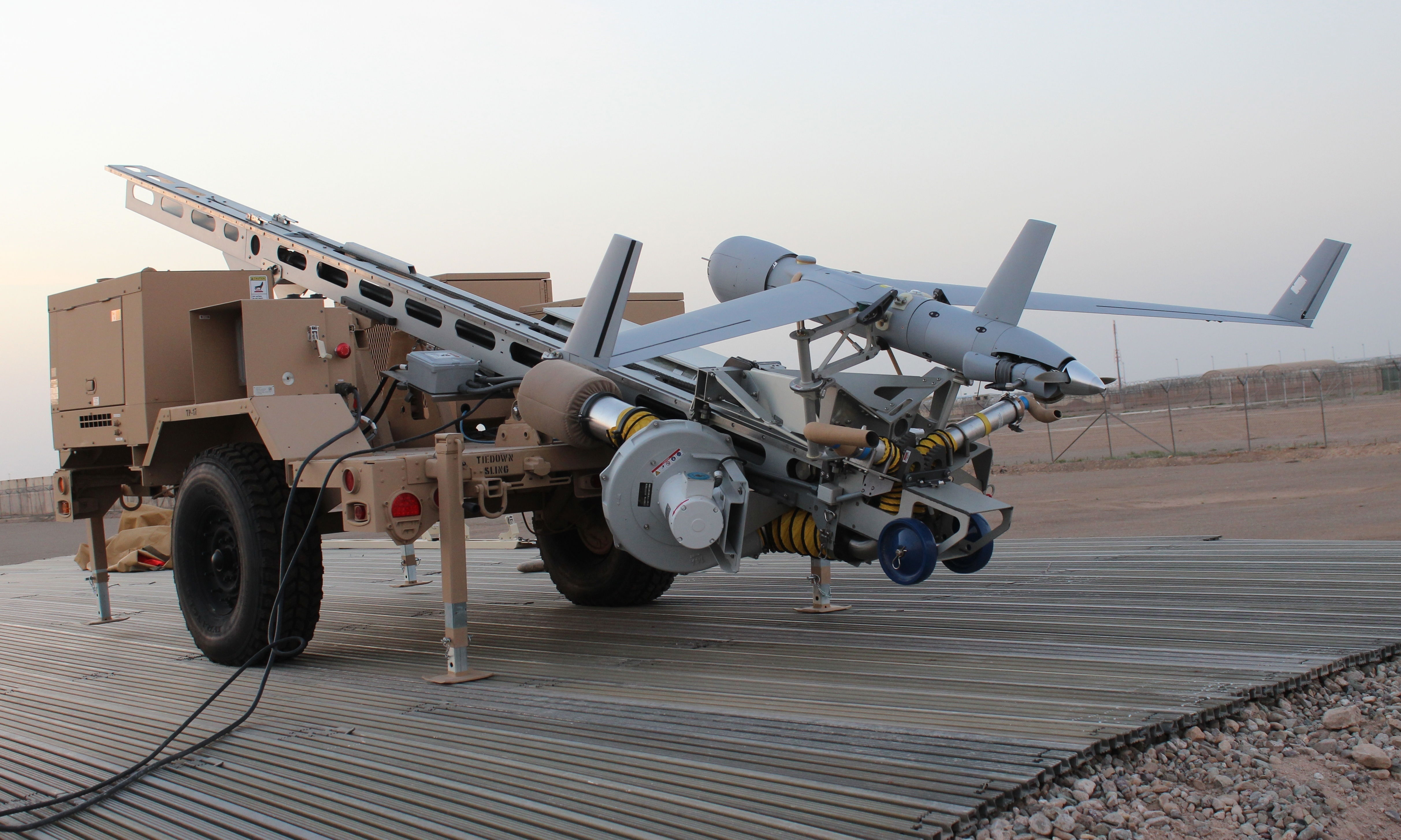 ScanEagle prepares for launch in Afghanistan [US Navy/Lt Charity Edgar]