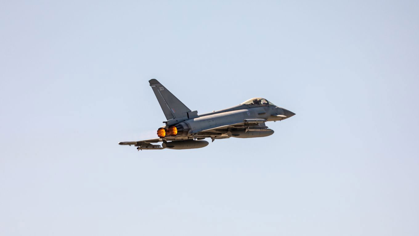 Typhoon FGR4 QRA from Romania 17-08-21 [MOD Crown Copyright]