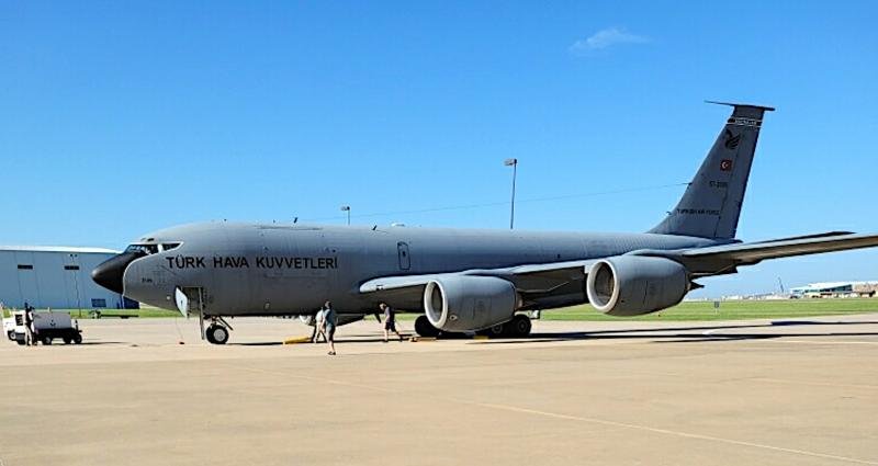 First upgraded Turkish KC-135R