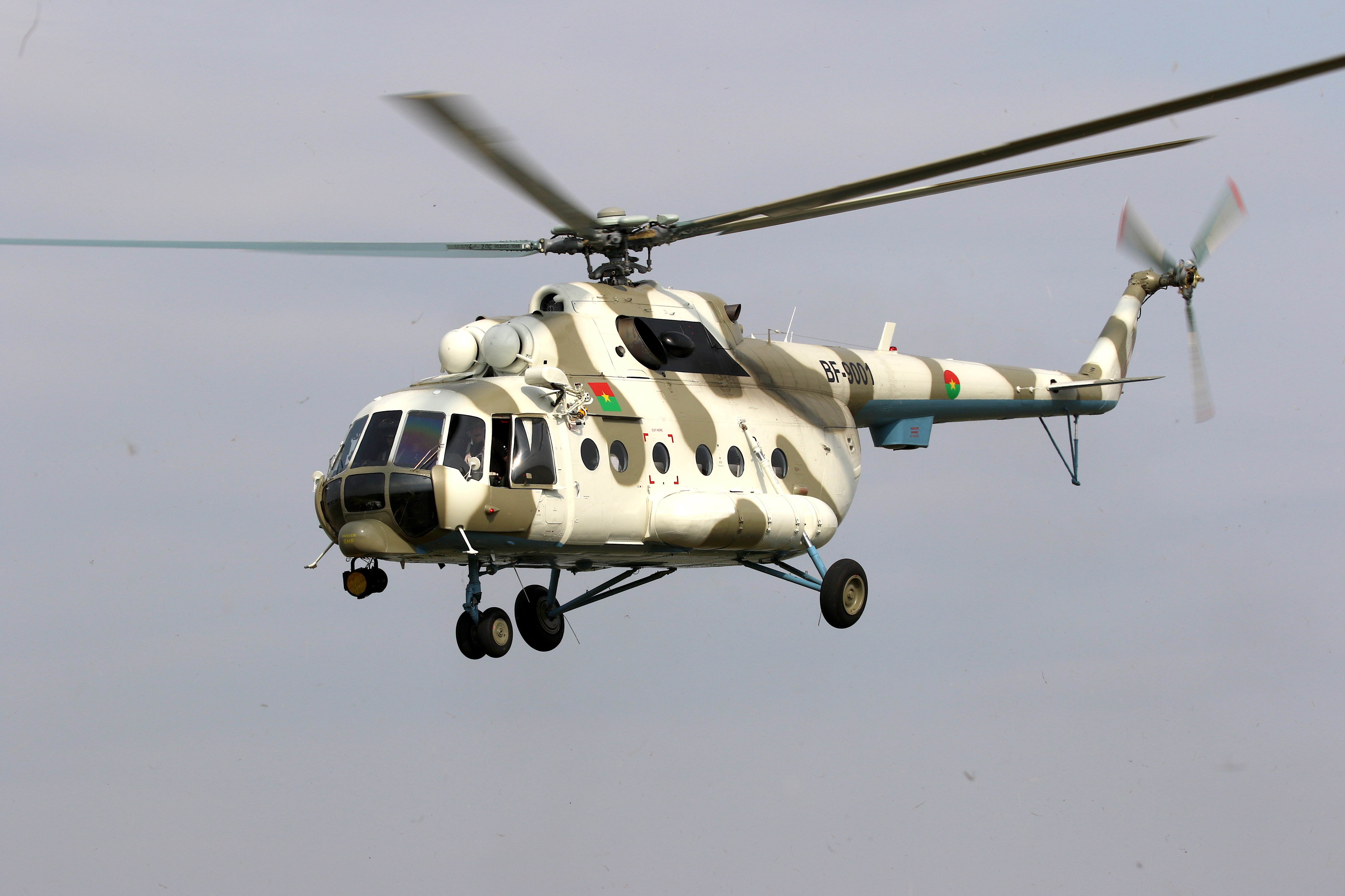 Burkina Faso Mi-17 at LOM Praha in Czech Republic 09-20 [Alan Warnes]