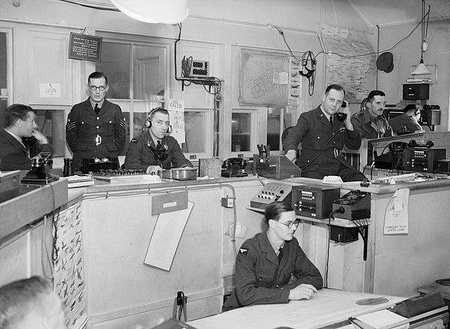 RAF Operations Room in WW2