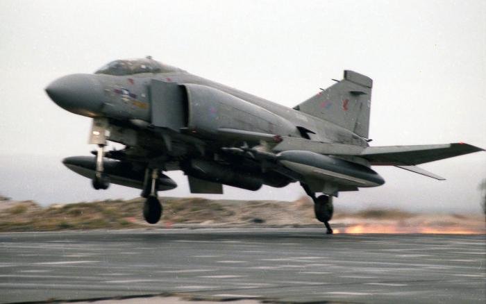 Phantom at Stanley after Falklands War