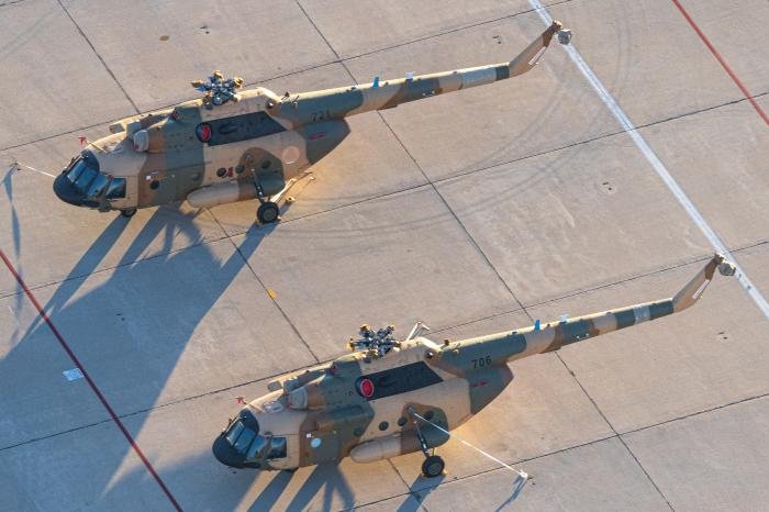 Afghan Mi-17s at AMARG
