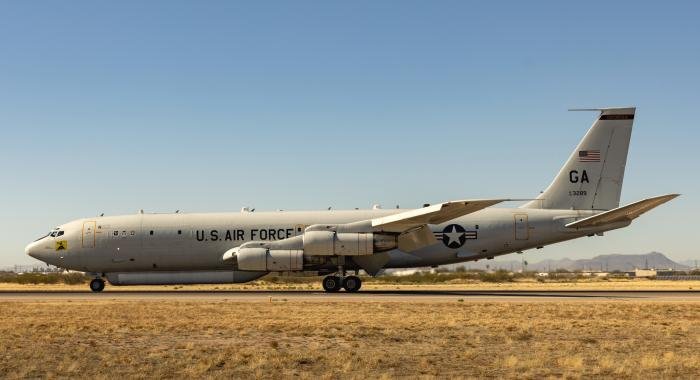 E-8C arrives at AMARG
