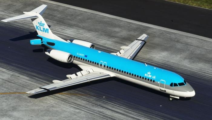 Just Flight Fokker 100 In Development