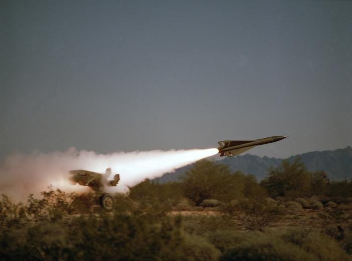 Hawk SAM missile launch [US National Archive]