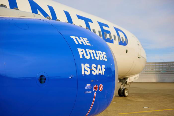 United Airlines SAF
