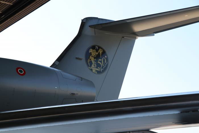 Italian G550 MMMS at Pratica di Mare tail patch [Italian Air Force]