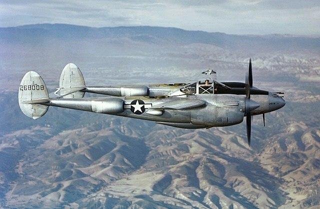 Lockheed P-38 over California