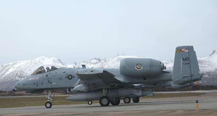 Maryland ANG A-10C in Norway