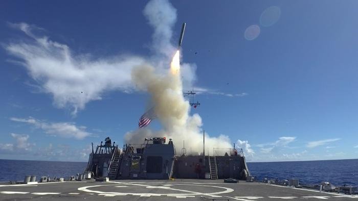 Tomahawk missile launch USN