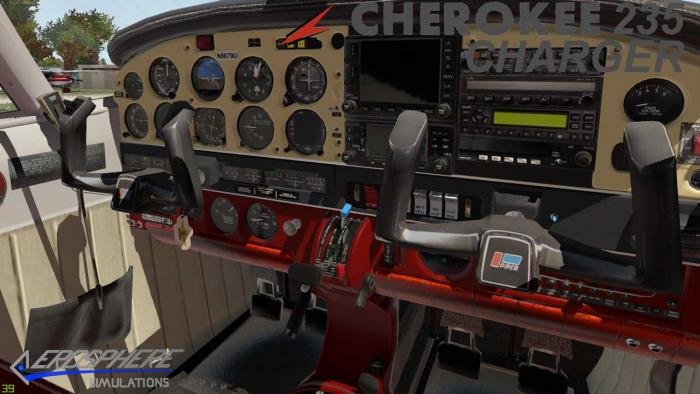 Piper Cherokee 235 / Charger for X-Plane