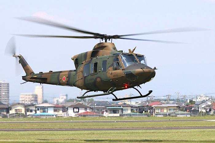 First JGSDF UH-2 maiden flight