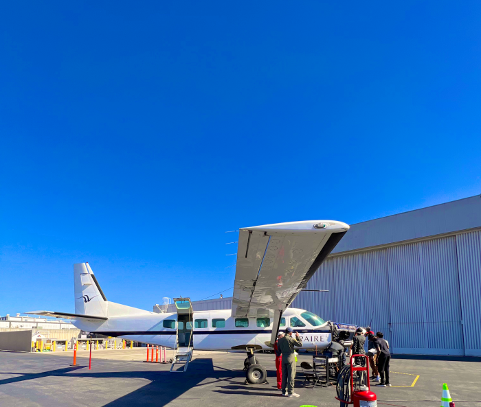 The Eco Caravan is currently undergoing ground testing at Hawthorne Municipal Airport in California