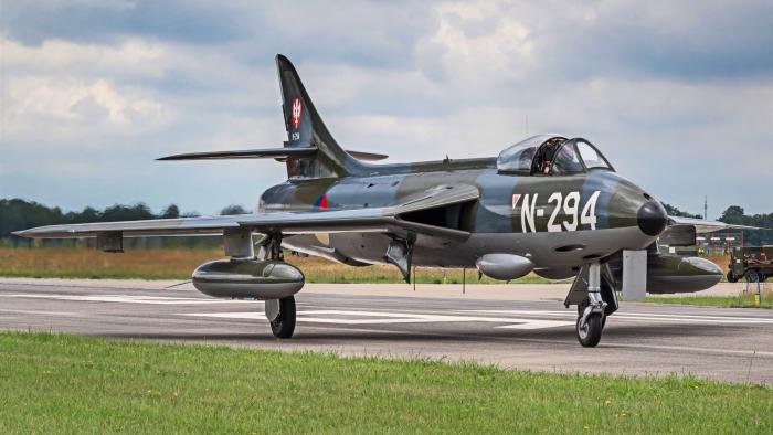 The Dutch Hawker Hunter Foundation has owned N-294 for around 12 years.