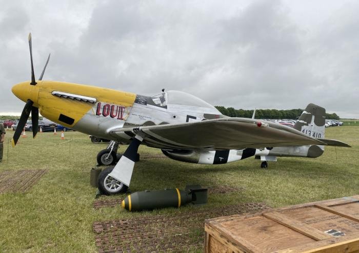 Seldom does a fibreglass replica look this good: the port side of the Bottisham P-51D, bearing the famous Lou IV markings of the 361st Fighter Group commanding officer, Col Jack Christian.