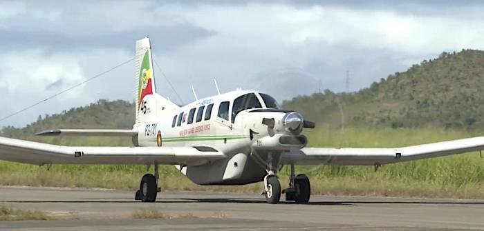 The Papua New Guinea Defence Force Air Transport Wing’s sole operational fixed-wing aircraft, PAC-750XL P2-701, taxies out at Port Moresby in June 2022. The aircraft had only returned to service late last year, after being in storage since 2019.