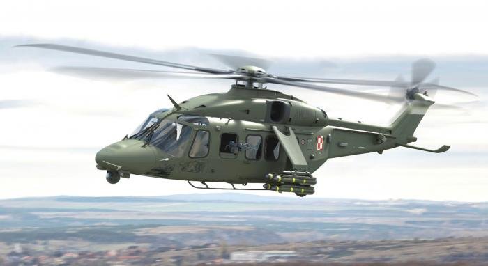 An artist's impression of an AW149 in Polish Army colours. 