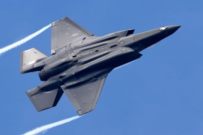One of the F-35As of Italian Air Force from 13° Gruppo which participated in exercise Iniochos-2019 during which they took part during a joint SEAD/DEAD simulation with HAF fighter jets from Andravida air base. That exercise provided a unique chance for HAF commanders to evaluate the fighter jet/
