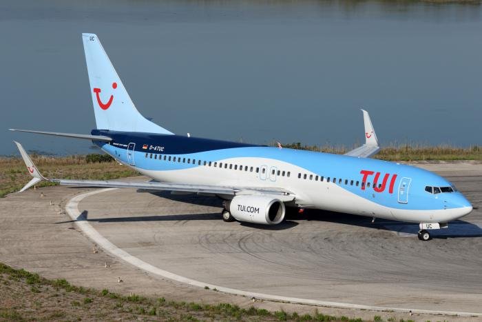 TUI's Boeing 737-800s are usually configured to carry up to 189 passengers (file pic)