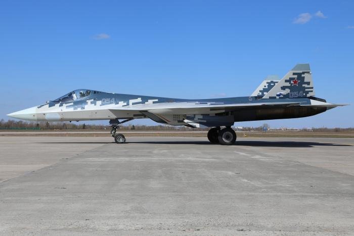 The RuASF received its first serial production Su-57 on December 25, 2020. This initial example was actually the second to be serially produced, but was delivered a year after the first Su-57 for the RuASF crashed during pre-delivery testing.
