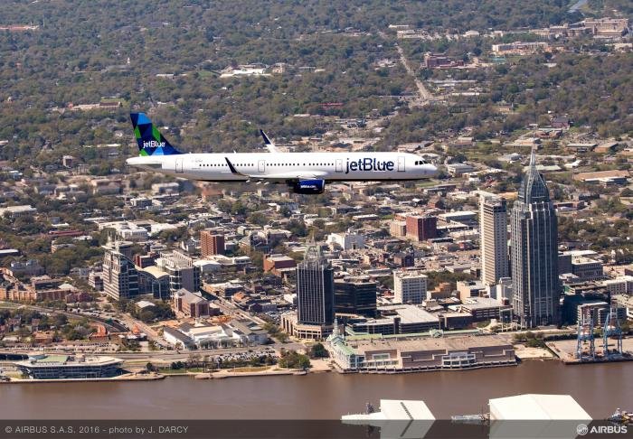 JetBlue has positioned itself in the US market as an upscale low-cost carrier