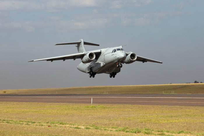 Portugal's first KC-390 Millennium gets airborne for a test flight in Brazil. The type has currently been ordered by four nations: Brazil, Portugal, Hungary and the Netherlands.