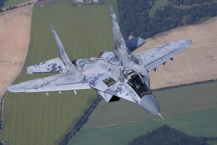 A Slovak Air Force MiG-29AS Fulcrum in-flight. While the type has now been retired from Slovak service, talks are ongoing between Slovakia and its allies regarding the future of the fleet, which could potentially be transferred to Ukraine.