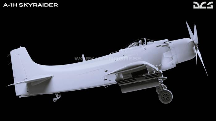 The DCS: A-1H Skyraider will be a accurate representation of the real aircraft.