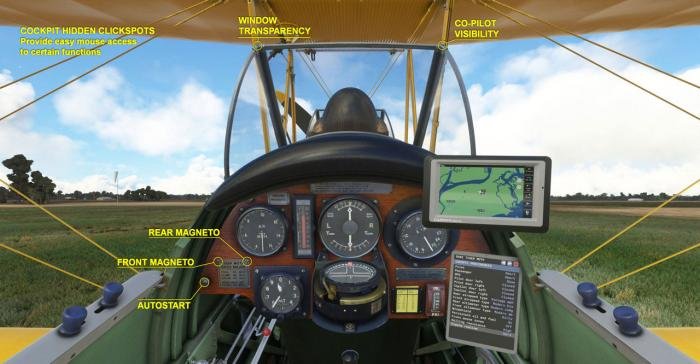 The default Aera GPS can be placed in various positions in the cockpit.