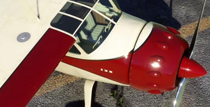 The Cessna 195 Businessliner looks elegant and powerful with its large cowling that encloses the radial engine.
