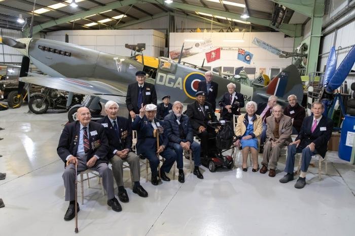 A group of veterans were recently reunited at historic Biggin Hill