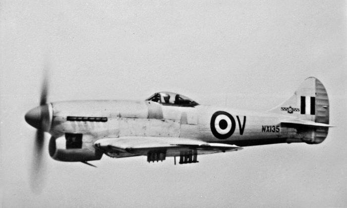 When the veteran 6 Squadron re-equipped with the Tempest VI in 1946, the squadron was the last RAF unit operating the Hurricane IV fighter bomber. The squadron operated the Tempest VI throughout the Middle East until 1949.