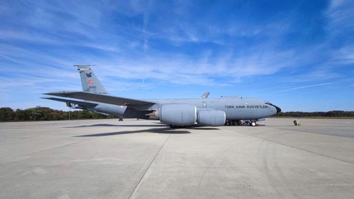The next Turkish Air Force KC-135R to undergo the Block 45.1 cockpit upgrade after arriving back from the US on completion on October 17, 2022.