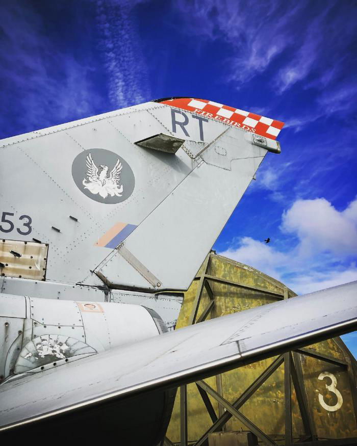 CAHC’s Panavia Tornado F.3 outside the HAS – which is scheduled to close permanently in a few weeks