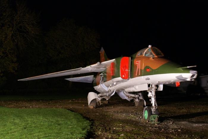 The aircraft recently starred at a night photography shoot