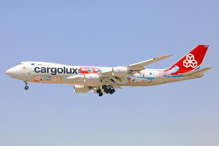 Proving that freighters can have some fun too, this Cargolux Boeing 747-8F – the 13th to join the European company’s fleet – wears a special 'cutaway' design. The 2015-vintage, LX-VCM (c/n 61169) is named City of Redange-sur-Attert and sports the design of Belgian cartoonist Phillipe Cruyt. The humorous concept aims showcase some of the weird and wonderful items that could be carried onboard, including a space capsule, a stagecoach and even giraffes.