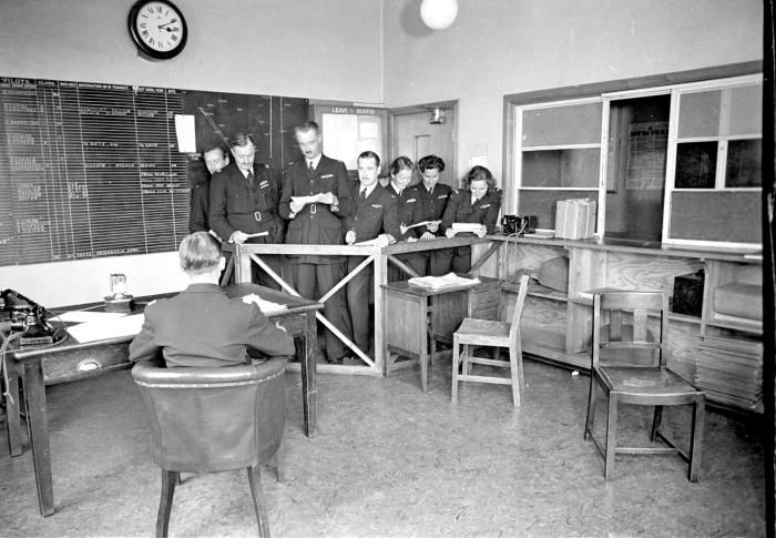 Pilots wait for assignments at White Waltham