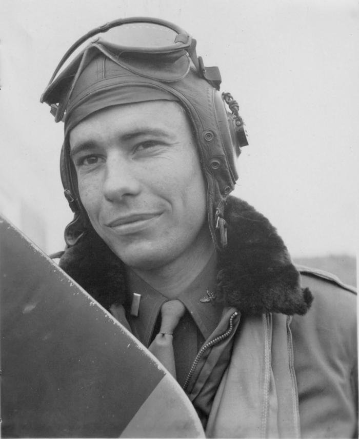 1st Lt Harry Knapp of the USAAF’s 77th Fighter Squadron in 1944