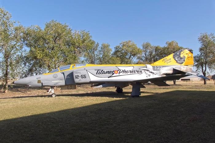 RF-4C Phantom CR.12-46/12-55 on display at Torrejón recently