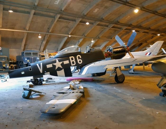 Here being dismantled in one of the storage hangars at the RAF Museum Midlands at Cosford in early November, P-51D Mustang 44-73415 is on its way to New South Wales, after being given away by the RAF Museum.
