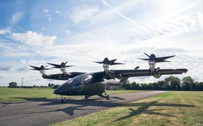 Vertical’s VX4 was put onto the UK register as G-EVTL in February 2022 and has since been issued with a UK Civil Aviation Authority permit to test.